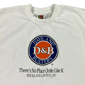 Vintage 90s Dave & Busters D&B There’s no place quite like it tee (L)