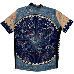 Vintage 90s Primal Wear Astrology all over print AOP cycling jersey (L)
