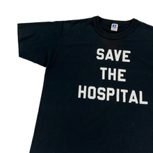 Load image into Gallery viewer, Vintage 80s Russell athletic “save the hospital” tee (XL)