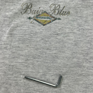 Vintage 90s Baja Blue bait & tackle faded worn tee (L)