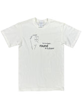 Load image into Gallery viewer, Vintage 2004 nuff’s head I’m in shape… round is a shape! text tee