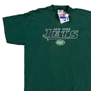 Vintage 90s Logo Athletic New York Jets NFL tee (XL) DS NWT
