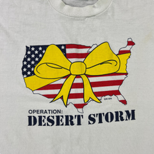 Load image into Gallery viewer, Vintage 1990 American flag operation: desert storm tee (XL)