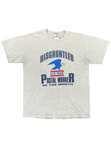 2000s Disgruntled USPS worker employee of the month tee (M)
