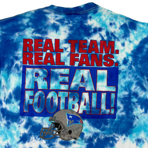 Vintage 90s Starter New England Patriots NFL tie dye tee (XL)