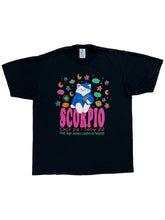 Load image into Gallery viewer, Vintage 2000s Scorpio astrology zodiac sign October 24 - November 22 tee (XL)