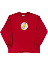 Load image into Gallery viewer, Vintage 90s Hanes The Flash DC comics super hero long sleeve tee (XL)
