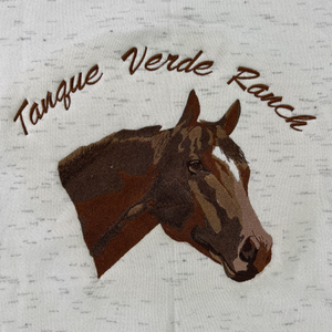 Vintage 90s Tanque Verde Ranch horse crewneck (L)