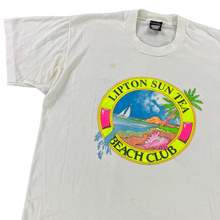 Load image into Gallery viewer, Vintage 90s Lipton sun tea beach club graphic tee (L/XL)