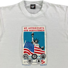 Load image into Gallery viewer, Vintage 1991 Screen Stars Best USPS Statue of Liberty postage stamp tee (XL)