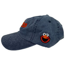 Load image into Gallery viewer, Vintage 2000s Elmo Sesame Place denim strap back hat