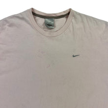 Load image into Gallery viewer, Vintage 2000s Nike mini swoosh light pink tee (XXL)