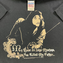 Load image into Gallery viewer, 2006 The Princess Bride Inigo Montoya prepare to die movie promo tee (M)