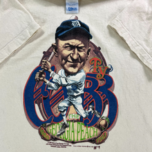 Load image into Gallery viewer, Vintage 1989 Salem Sports Ty Cobb Detroit Tigers caricature tee (L)