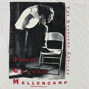 Vintage 1987 John Cougar Mellencamp the lonesome jubilee tee (L)