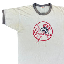 Load image into Gallery viewer, Vintage 70s Champion New York Yankees MLB ringer tee (L/XL)
