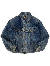Load image into Gallery viewer, Vintage 80s Lee Rider denim faded women’s jean jacket (WS)