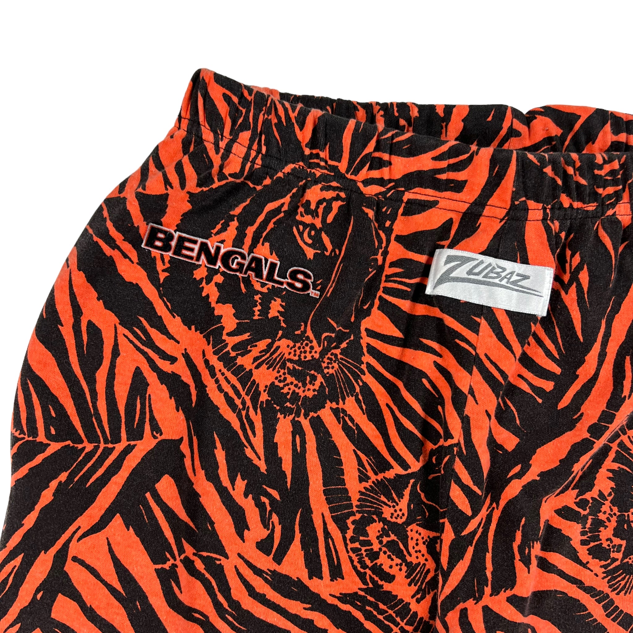 Cincinnati Bengals ZUBAZ Black Orange White Vintage Zebra Style