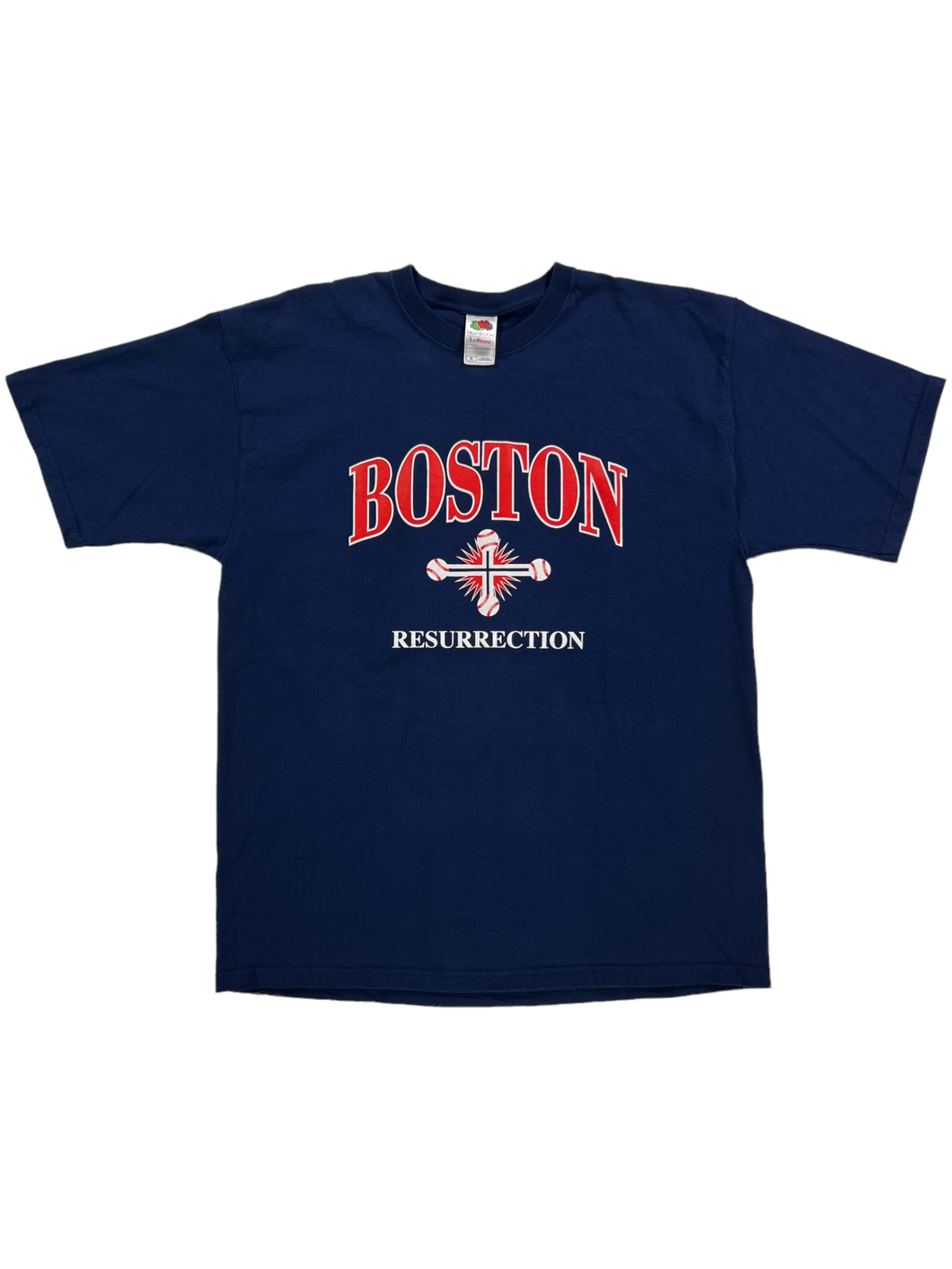 Vintage 2004 Boston Red Sox reverse the curse resurrection tour tee (XL)