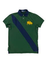 Load image into Gallery viewer, Vintage polo Ralph Lauren double horse stripe polo shirt (M)