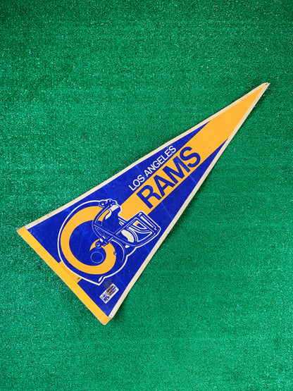 Vintage 90s Los Angeles Rams NFL pennant