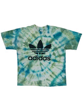Load image into Gallery viewer, Vintage 90s Adidas trefoil logo tie dye tee (L)