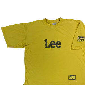 Vintage 90s Lee yellow logo shirt shirt tee (L/XL)