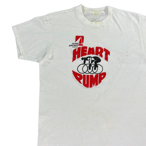 Vintage 80s The Coca Cola bottling company heart pump tee (M)