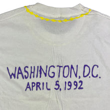 Load image into Gallery viewer, Vintage 1992 Hear Our Voice Give Us The Choice hand painted tee (M)