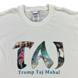 Vintage 2000s Trump TAJ Mahal hotel casino promo tee (L)
