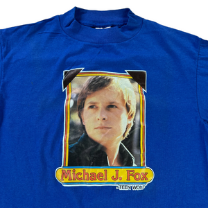 Vintage 1985 Michael J. Fox Teen wolf portrait tee (M)