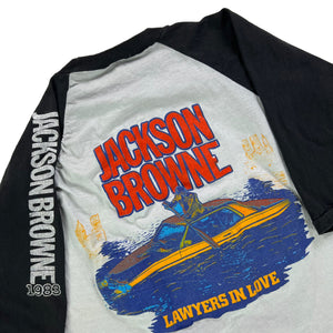 Vintage 1983 Jackson Browne lawyers in love tour raglan tee (M/L)