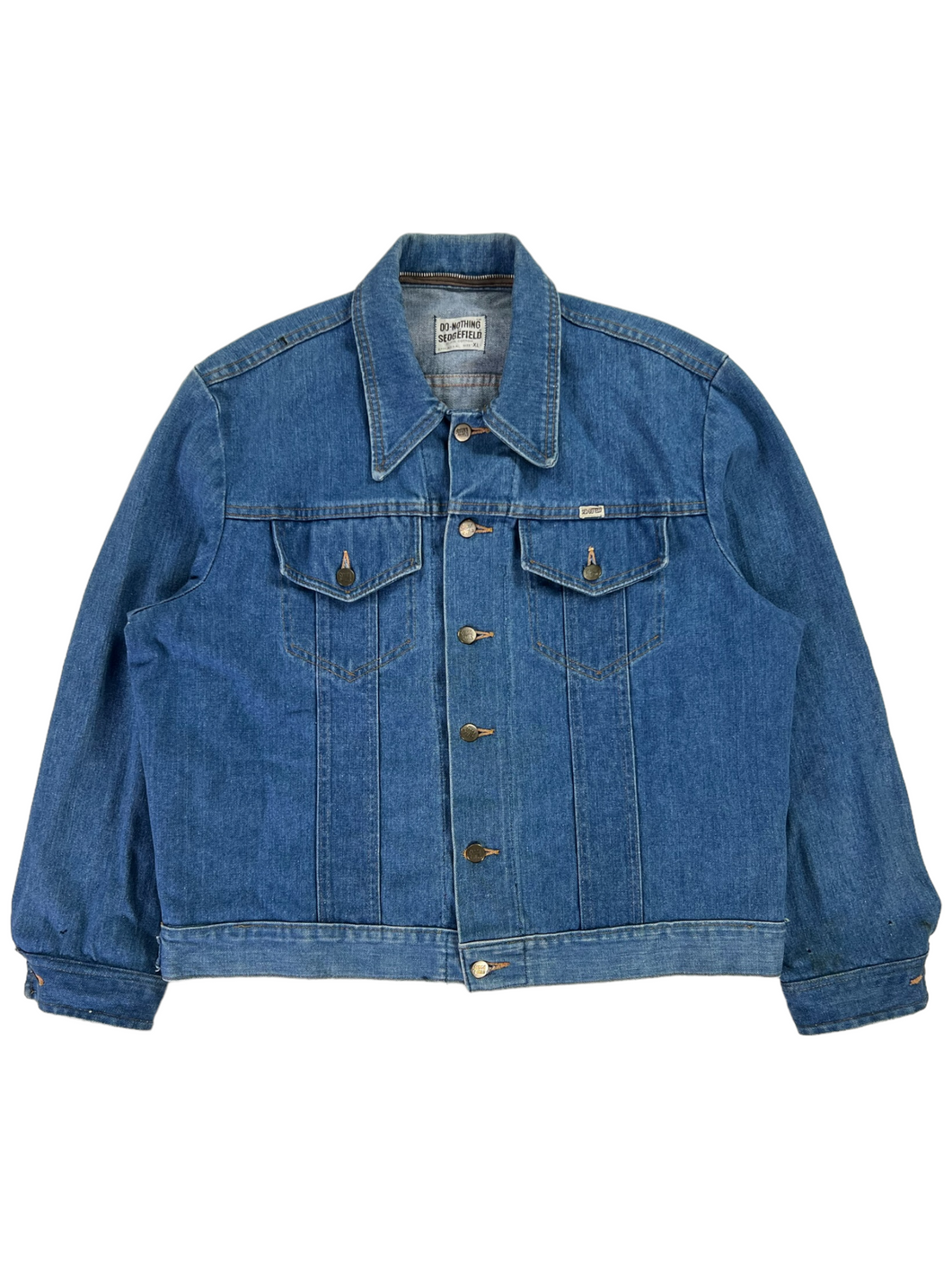 Vintage 80s Do Nothing by Sedgefield denim jean jacket (XL)
