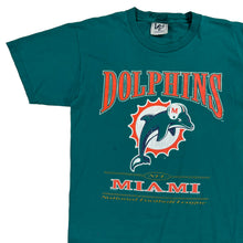 Load image into Gallery viewer, Vintage 1997 Nutmeg Miami Dolphins NFL tee (L)