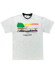Vintage 90s Anvil Adirondack Camp Cherith double collar tee (S/M)