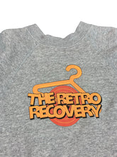 Load image into Gallery viewer, Vintage Upcycled The Retro Recovery logo hanes crewneck (M)