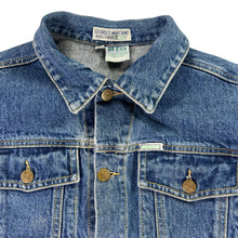 Load image into Gallery viewer, Vintage 90s Guess Products USA Georges Marciano women’s denim jean jacket (14)