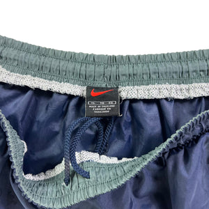 Vintage 2000s Nike mini swoosh navy board shorts (XL)