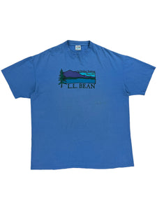Vintage 90s L.L. Bean harbor side graphics logo faded tee (XXL)