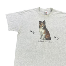 Load image into Gallery viewer, Vintage 2000s Shetland Sheepdog dog graphic tee (XL)