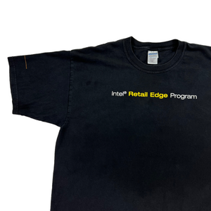 Vintage 2000s Intel Retail Edge Program tech promo tee (XL)