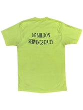 Load image into Gallery viewer, Vintage 90s Nabisco the line-up that delivers! 163 million servings daily neon tee (OS)