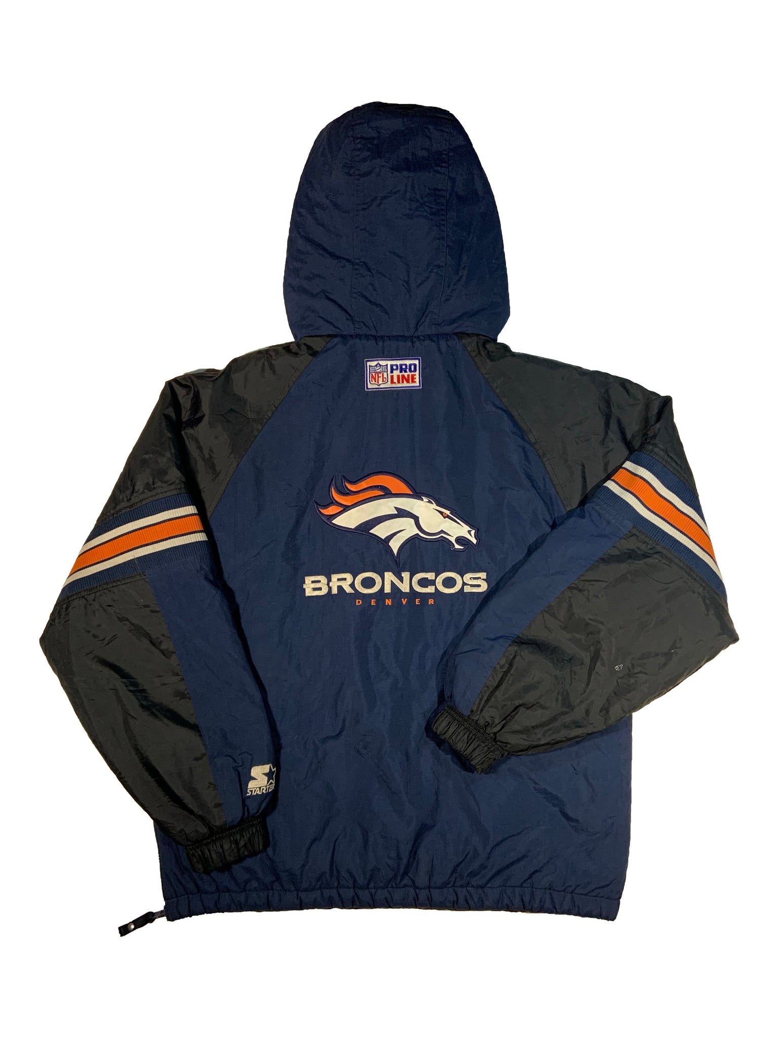 Vintage 90s ProLine Denver Broncos starter pack hood jacket (XL) – The Retro  Recovery