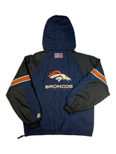 Load image into Gallery viewer, Vintage 90s ProLine Denver Broncos starter pack hood jacket (XL)