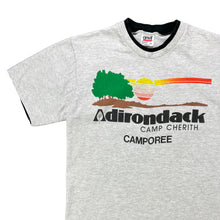 Load image into Gallery viewer, Vintage 90s Anvil Adirondack Camp Cherith double collar tee (S/M)