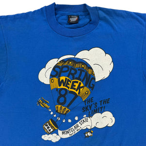 Vintage 1987 Montclair State College Spring week tee (L)