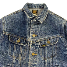 Load image into Gallery viewer, Vintage 80s Lee Rider denim faded women’s jean jacket (WS)