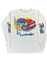 Load image into Gallery viewer, Vintage 80s automobile car Ft. Lauderdale Florida long sleeve tee (L)