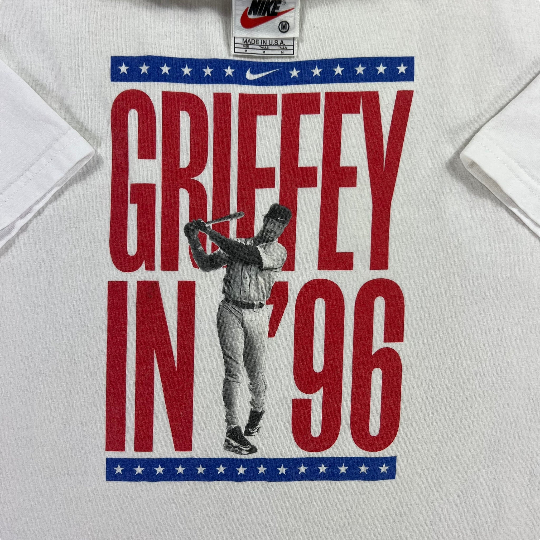 Vintage 1996 Nike Ken Griffey Jr. Griffey in '96 political