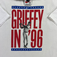 Load image into Gallery viewer, Vintage 1996 Nike Ken Griffey Jr. Griffey in ‘96 political campaign tee (M/L)